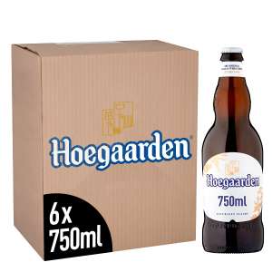 Hoegaarden Belgian Wheat Beer Large Bottle, 6 x 750 ml W/Voucher (£14.74 S&S)