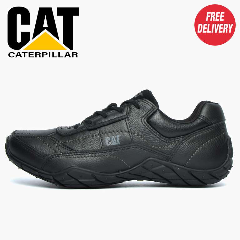 CAT Caterpillar Mens Prolix 5 Premium Leather Trainers w.code