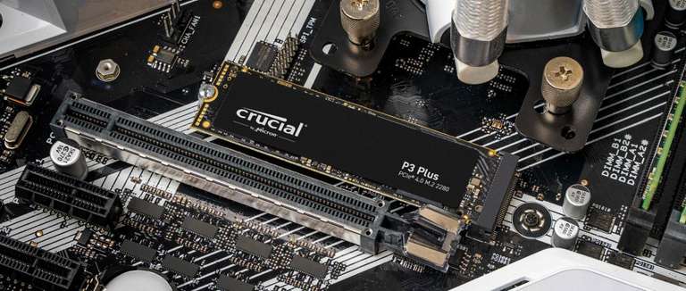Crucial P3 Plus 4TB PCIe M.2 2280 SSD up to 5000 MB/s £242.66 @ Crucial