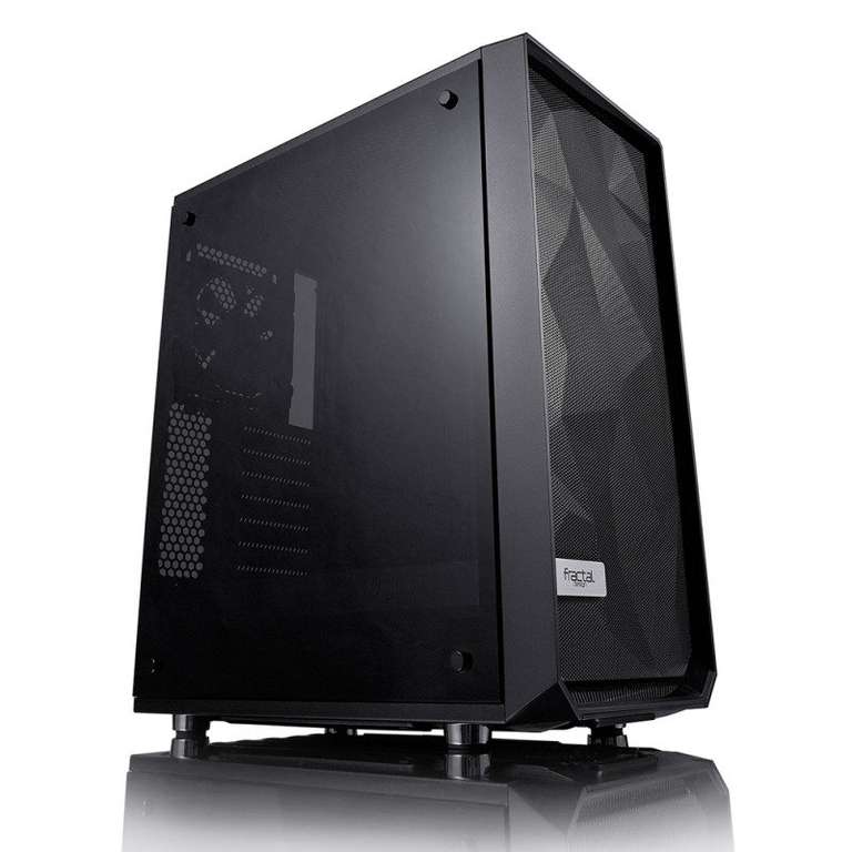 Fractal Design Meshify C Blackout Tempered Glass Black PC Case