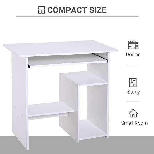 HOMCOM Compact Small Computer Table Wooden Desk - £39.94 Sold by MHSTAR @ Amazon