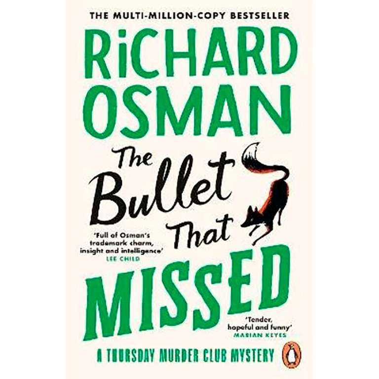 The Bullet That Missed by Richard Osman Book - £4.50 Clubcard Price @ Tesco