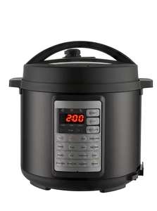 Multicooker Metallic Black GPC201SS-20 5.5L 1000W Pressure Cooker - Free C&C
