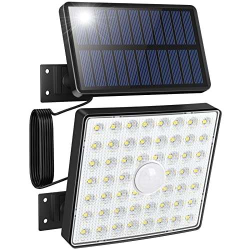 Tailcas Solar Security Lights Outdoor Motion Sensor, 4 Modes w/voucher - FBA Sold by WILLOW-LED