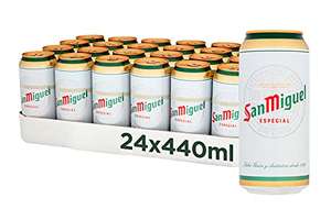 San Miguel 24 x 440 mls - £26.40 (Or £25.08 / £16.68 with Subscribe and Save) @ Amazon