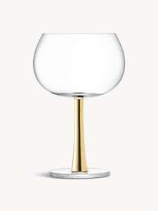 LSA Gold Stemmed Gin Balloon Glasses (Set of 2) Sale Price £21 Free Click + Collect @ Fenwick