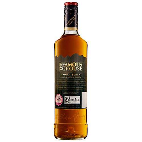 The Famous Grouse Smoky Black Blended Scotch Whisky, 70cl - £13.99 @ Amazon