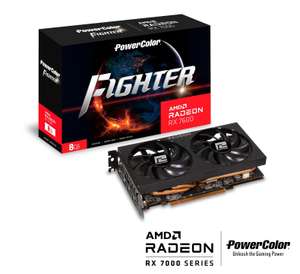 Powercolor Fighter AMD Radeon RX 7600 8GB GDDR6 £259.99 (Free Delivery) @ AWD-IT