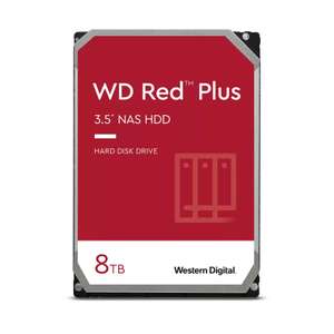 WD Red Plus WD80EFPX Hard drive, 8 TB, 3.5" Internal, SATA 6Gb/s, 5640 rpm, 256 MB Cache