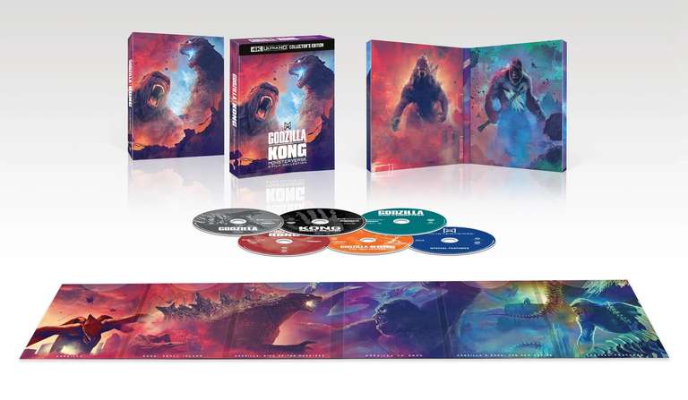 Godzilla x Kong Monsterverse 5-Film Collection [4K Ultra HD] Collector's Edition