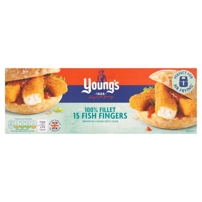 Youngs Breaded Fish Fingers x 15 £1.49 @ Farmfoods