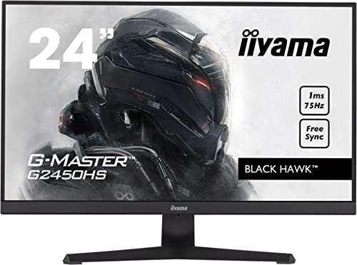 iiyama G-Master G2450HS-B1 24" VA/75 Hz, FullHD/ 1 ms/FreeSync/2 x 2W Speakers Gaming Monitor