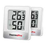 ThermoPro TP49-3 Digital Room Thermometer Indoor Hygrometer Mini Temperature Monitor Humidity 3 Pack - Sold by ThermoPro UK