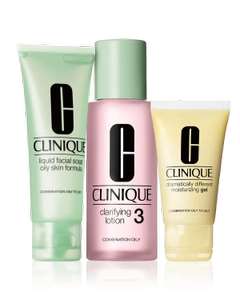 3-Step Introduction Kit Skin Type 3 - £16 + Free Delivery + Free Sample + Full Size Free Gift when you spend £55 - @ Clinique