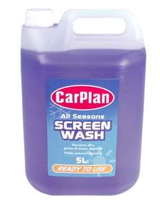 CarPlan All Seasons Ready Mixed Screen Wash, 5 Litre £5 @ Amazon
