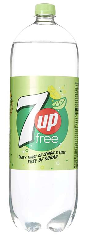 7UP, Free Lemon Flavoured Fizzy Drink SugarFree,2 l (Pack of 1) - £1.25 @ Amazon
