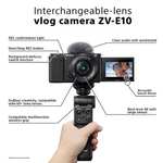 Sony ZV-E10 Mirrorless Vlogger Camera with 16-50mm Power Zoom Lens with code