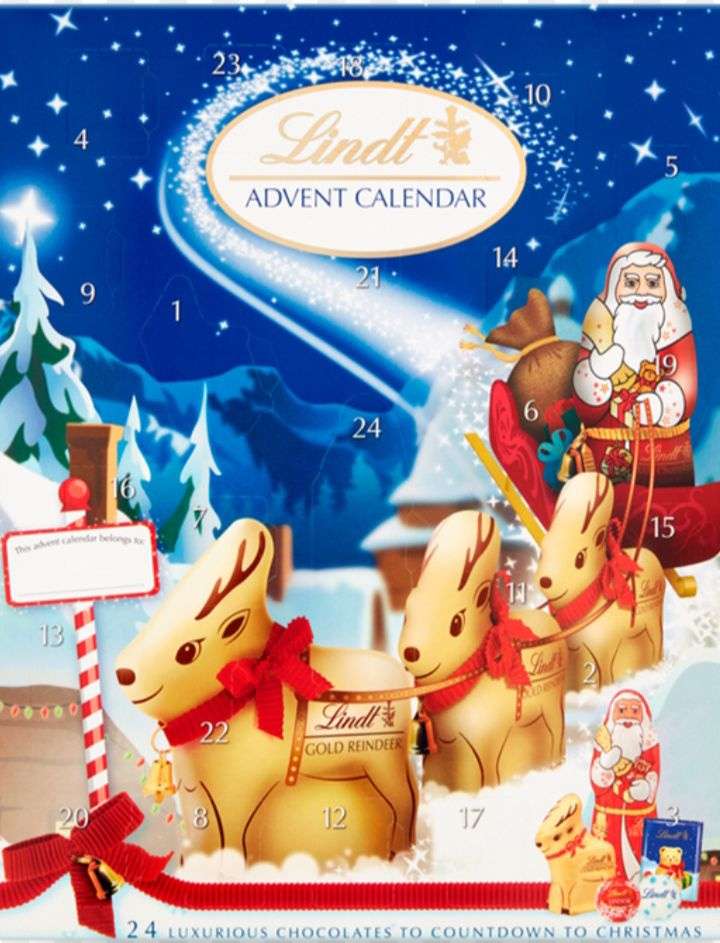 Lindt Advent Calendar £2.10 in Tesco Express Corby hotukdeals