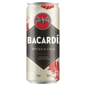 Bacardi Spiced & Cola 250ml can for £1.10 at Sainsbury's Wandsworth Southside