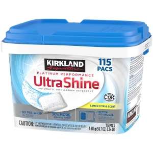 Kirkland Signature Dishwasher Pacs, 115 Count - £10.59 (Members only) @ Costco