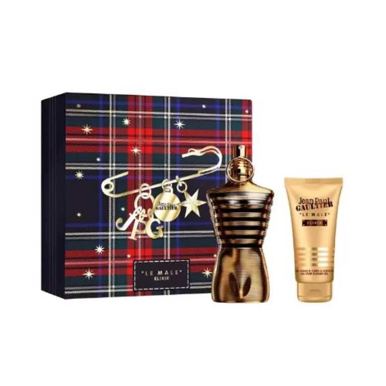 Jean Paul Gaultier Le Male Elixir Gift Set Parfum Spray 125ml + Shower Gel 75ml