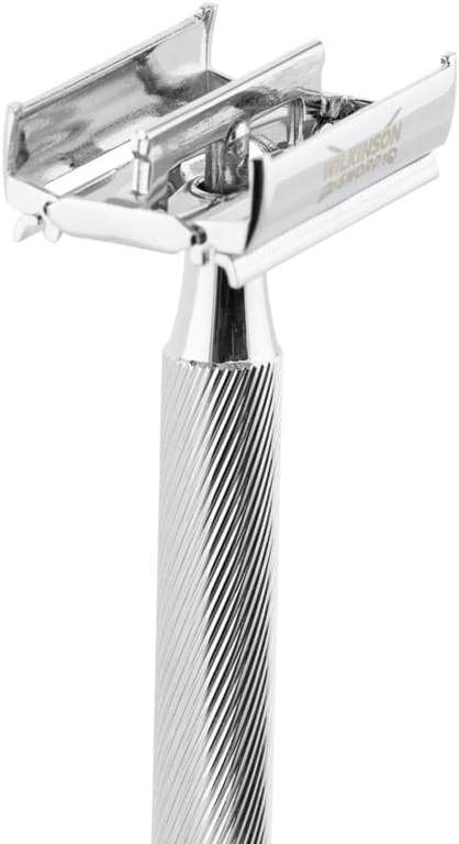 WILKINSON SWORD - Double Edge For Men | Premium Stainless Steel Safety Razor | Razor Handle + 5 Blade Refills £13.33 @ Amazon