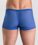 LHM Blue Stripe Mesh Boxer Shorts