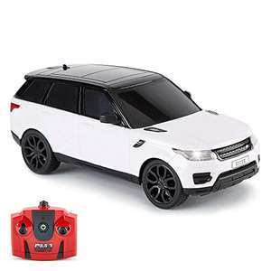 CMJ RC CarsTM Range Rover Sport Remote Control Car 1:24 scale with Working LED Lights, Radio Controlled Supercar £5 @ Amazon