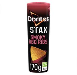 Doritos Stax Tortilla Chips - Smokey Bbq Ribs / Sour Cream & Onion 170G £1 @ Tesco