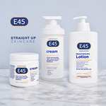 E45 Moisturiser 500 ml - Dermatological Body Moisturiser Lotion - £4.89 / £4.65 S&S Sold by E-Healthcare @ Amazon