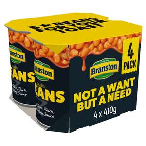 Branston Baked Beans In Tomato Sauce 4 X 410G - Evesham