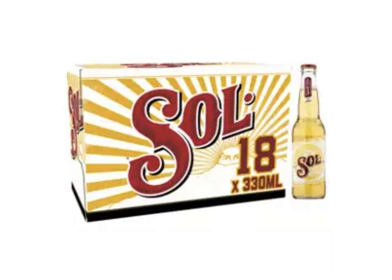 Sol Original Lager Beer 18 Pack - £10 in store @ Asda Owlcotes