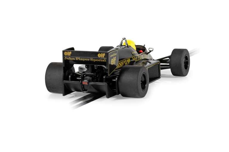 Coche Scalextric Lotus 98T De Ayrton Senna – Escala 1:32, Librea Negra Y Dorada, Con Magnatracción Y Chasis Resistente, Ideal Para Coleccionistas Y Fans De F1