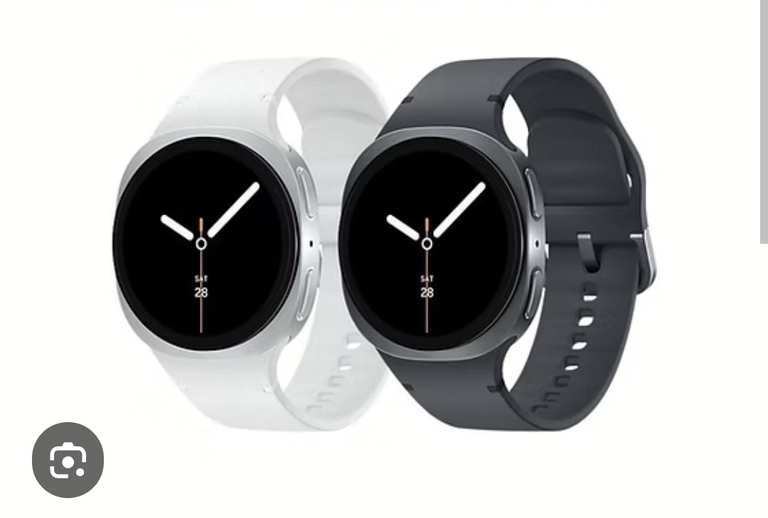 SAMSUNG Galaxy Smartwatch 8 BT with Bixby - Graphite/ White 44 mm - Refurbished Grade A with code - Currys Clearance
