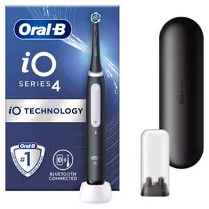 Oral-B iO4 Black Electric Toothbrush Designed By Braun £95 at Boots