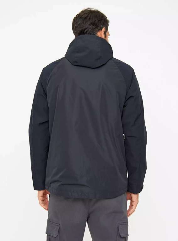 Men's Waterproof Hooded Jacket (Black) - Free Click & Collect | hotukdeals