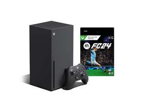 Xbox Series X 1TB Certified Refurbished Console + EA Sports FC 24 (using Microsoft Gift cards from CDKeys)