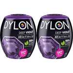 DYLON Washing Machine Fabric Dye Pod for Clothes & Soft Furnishings, 350g - Deep Violet (Pack of 2) £5 @ Amazon