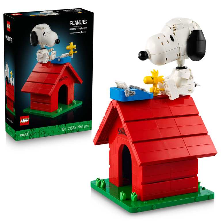 LEGO Ideas Peanuts: Snoopys Dog Kennel Set 21368