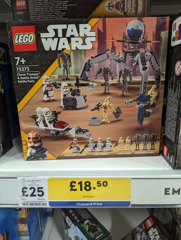 Lego 75372 - Clone Trooper & Battle Droid Battle Pack , Clubcard Price - Carrickfergus