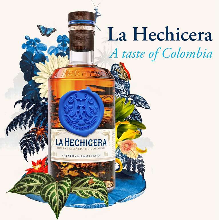 La Hechicera Reserva Familiar Colombian Rum (Aged 12~21 years) with Gift Box 40% ABV 70cl