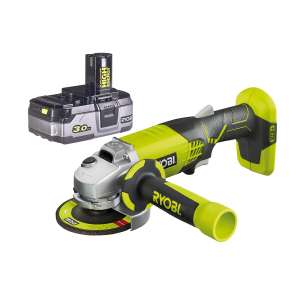 Ryobi ONE+ Angle Grinder - 3.0Ah Battery, Charger and Bag R18AG-130S - Brand New, Sold By iforce_marketzone