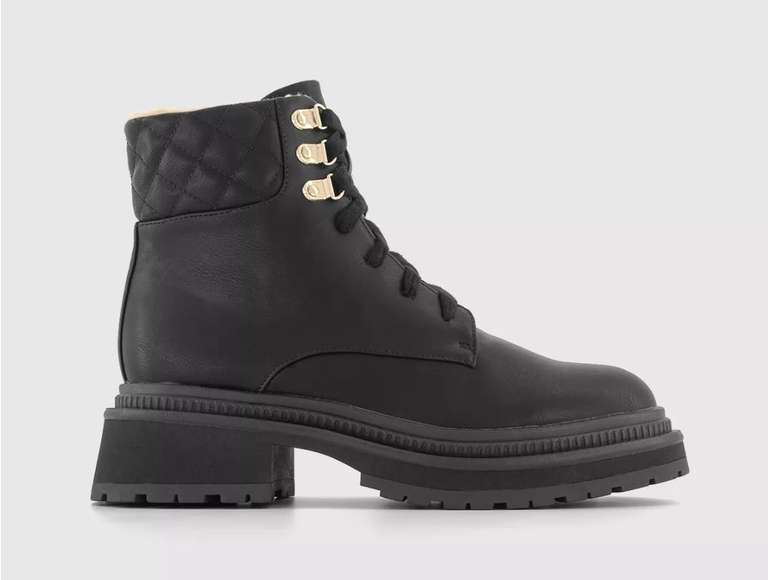 Adventure Padded Cuff Hiker Boots in blush (black for £15)