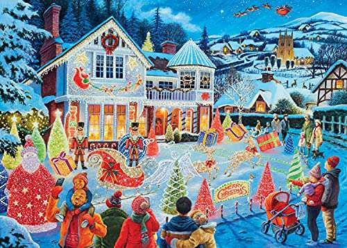 Ravensburger Christmas House Special Edition 1000 Piece Jigsaw Puzzle - £5 @ Amazon