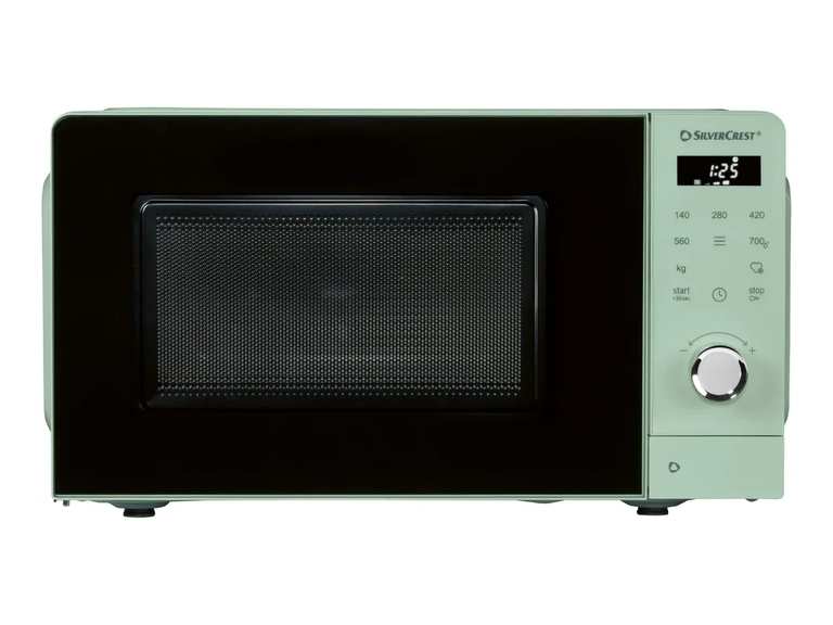 SILVERCREST Mint/Pink Microwave -20L /LED display/ 3-year warranty with Lidl Plus app