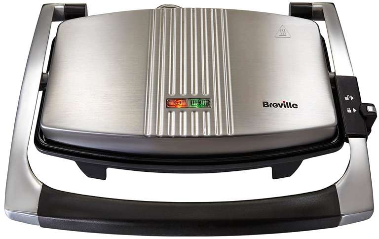 Breville Sandwich/Panini Press and Toastie Maker, Stainless Steel [VST025] £25 @ Amazon