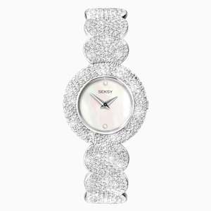 SPARKLE Seksy Ladies Watch | Silver Case & Alloy Bracelet with White Dial | 4851 £39.99 delivered @ Sekonda