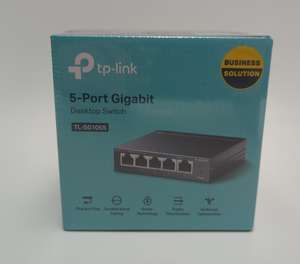 TP-Link TL-SG105S, 5 Port Gigabit Ethernet Network Switch, Ethernet Splitter, Hub, Desktop and Wall-Mounting, Sold By forage-uk Treasures