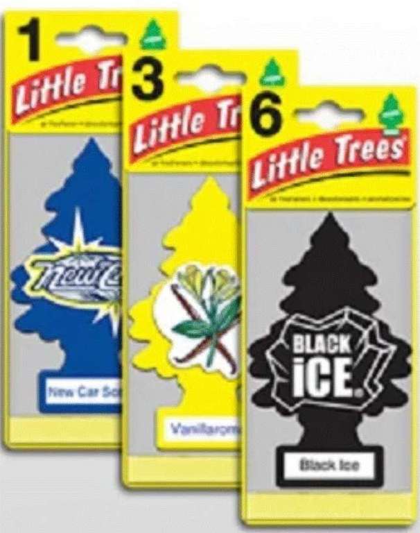 Little Tree Black Ice / Little Tree Vanilla car air freshner - Clubcard price