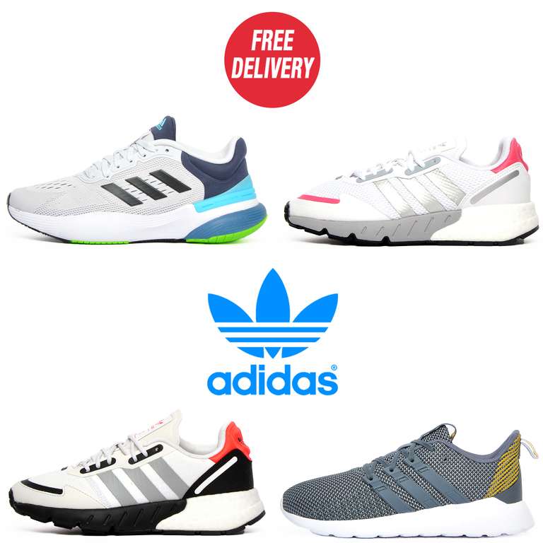 Up to 50% off Adidas Trainers sale plus Extra 20% off with Code + Free Delivery (inc clearance) @ Express Trainers